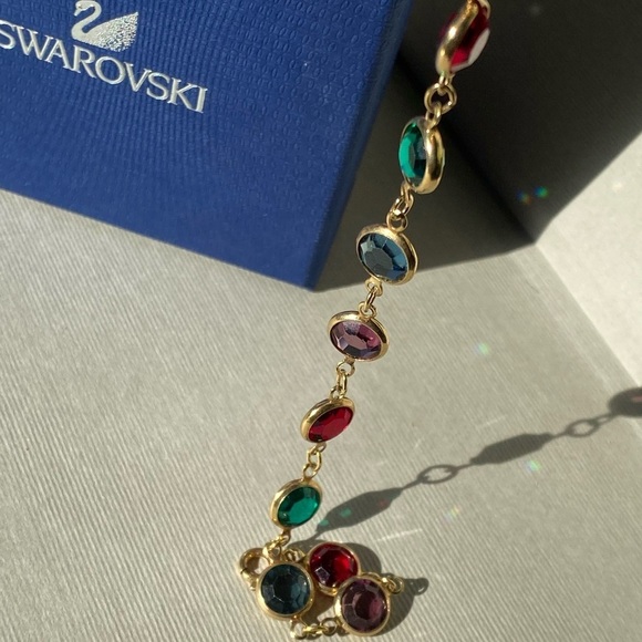 Swarovski multi color crystal bracelet - Picture 5 of 14